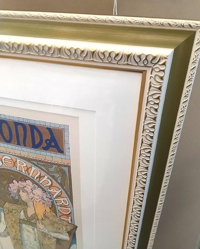 Amazon.co.jp: 絵画 版画 シルクスクリーン ミュシャ